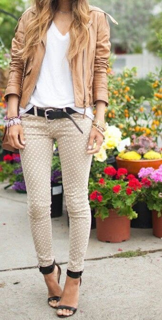 Polka-Dot Pants