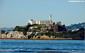 Isla de Alcatraz desde el Fisherman´s Wharf en San Francisco