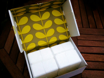 Orla Kiely mug packagaing