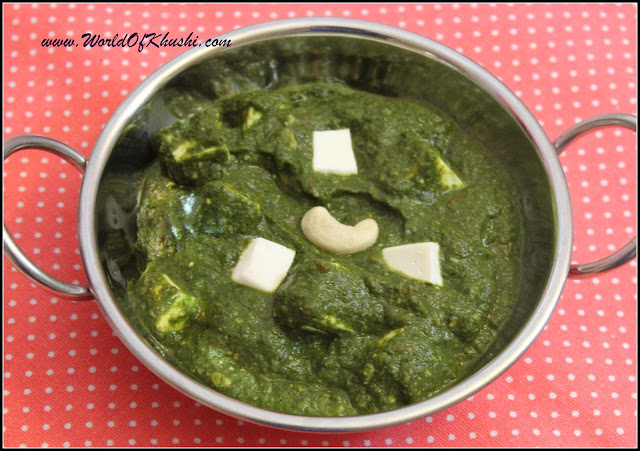 KhushiWorld_PalakPaneer