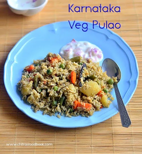 Karnataka veg pulao