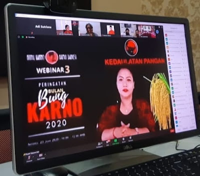 Webinar Bulan Bung Karno, DPP PDIP Perintahkan Pengurus Daerah Inventarisasi Potensi Wilayahnya