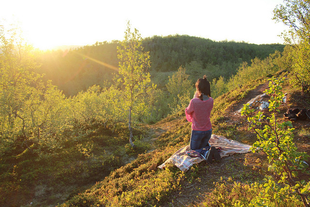 For thousands of years, the return of the sun in spring was also celebrated with religious observances. - It's Midnight In The Arctic Circle...And The Sun Is Shining Brightly