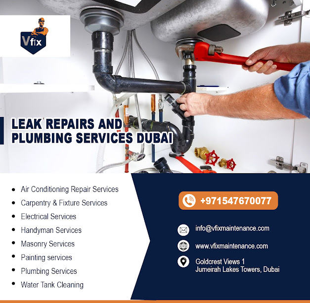 leak repairs and plumbing in Dubai