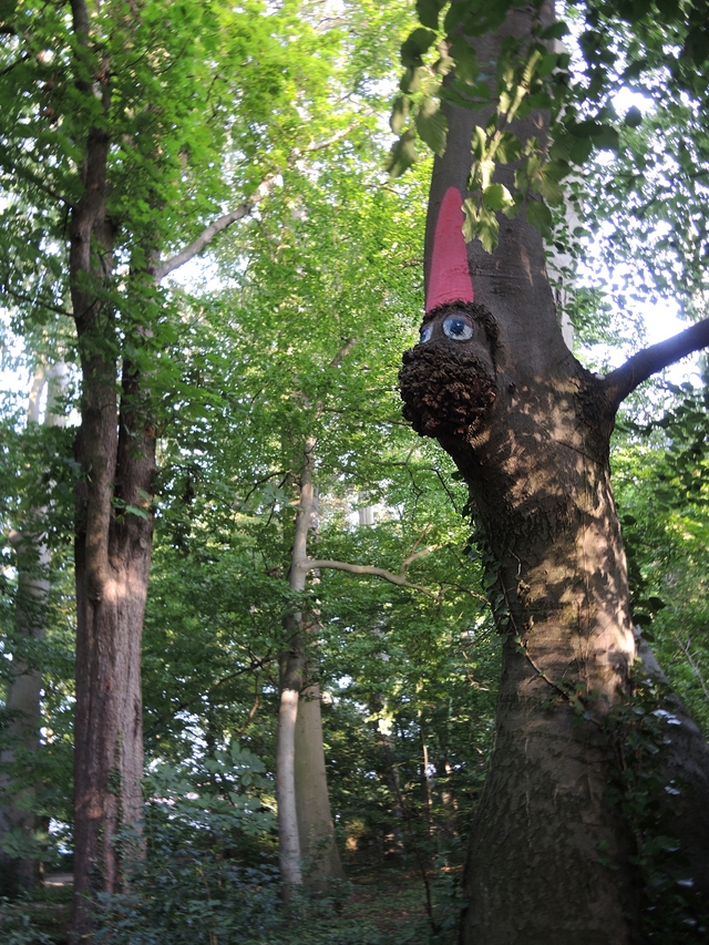 Antwerpen:  babbelende bomen in Boekenbergpark