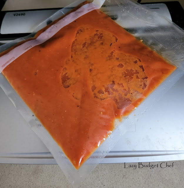 how to vacuum seal soup