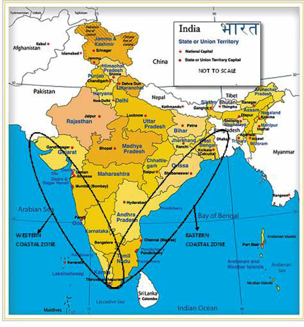 List of Coastal Cities and States in India
