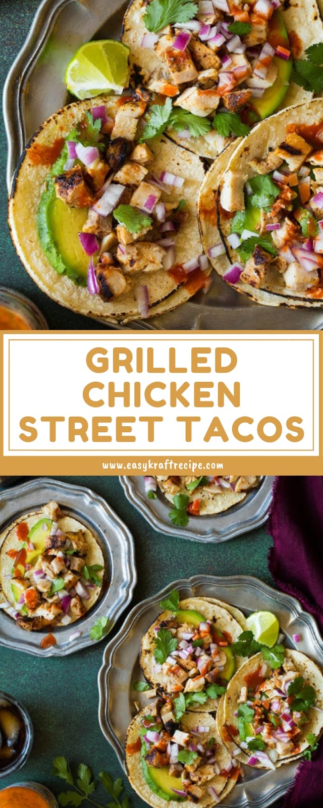 GRILLED CHICKEN STREET TACOS