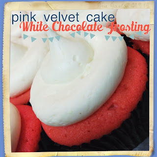 Pink Velvet Cupcakes White Chocolate Frosting  from Lou Lou Girls