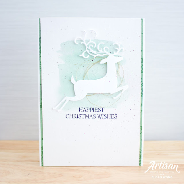 Dashing Deer by Stampin' Up! - Easy Christmas Cards by Susan Wong