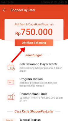 Cara Mengaktifkan Shopee Paylater Untuk Pengguna Baru