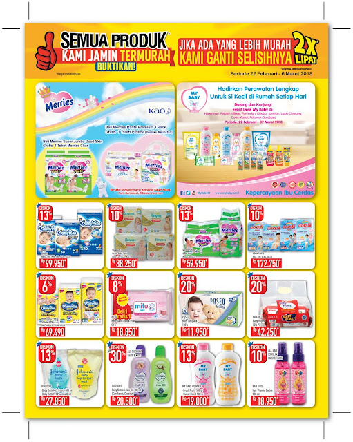 Katalog Promo HYPERMART Terbaru Periode 22 Februari - 06 Maret 2018