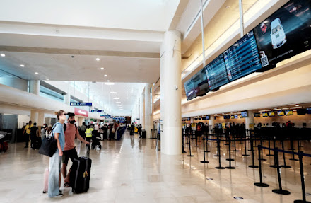 Aeropuerto de Cancún con 10 por ciento menos de operaciones por debajo de sus estándares