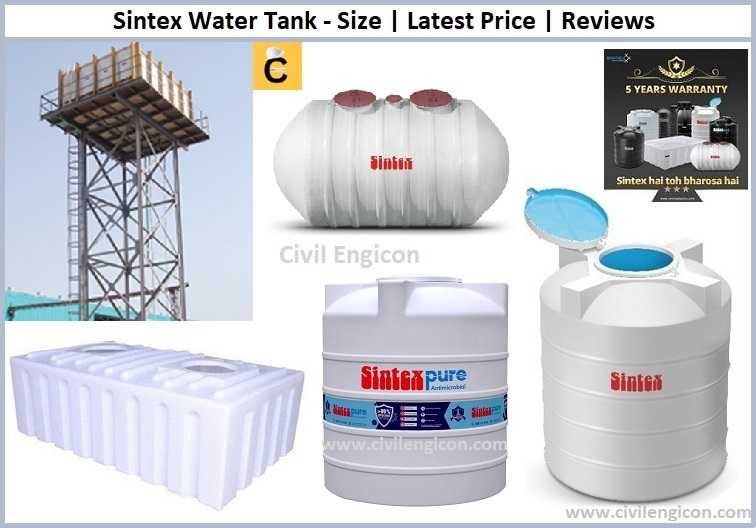 Sintex Water Tank 1000 Litter, 500 Litter, 2000 Litter Price, Size and Review
