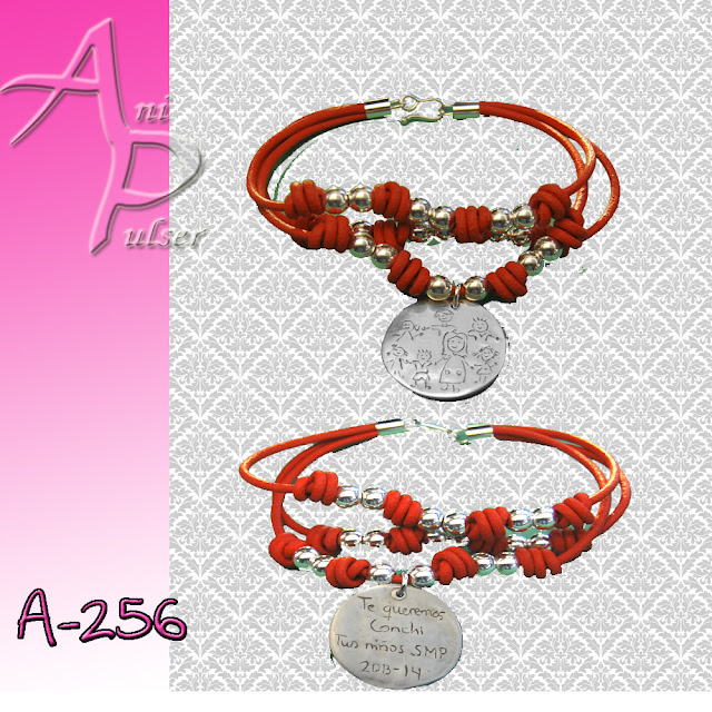 Pulsera plata personalizada