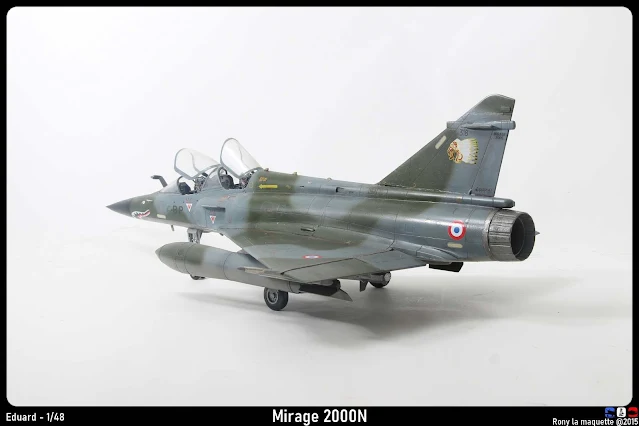 Maquette du Mirage 2000N d'Eduard au 1/48.