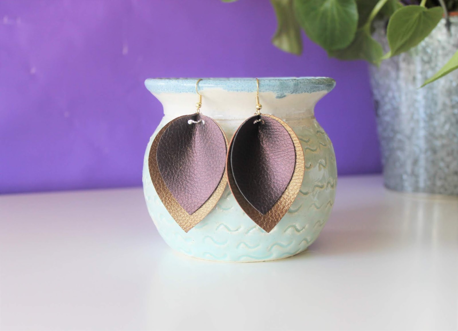 Download Diy Leather Earrings And Free Cut File Sew Simple Home