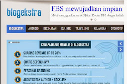 Blogekstra.Com, Daerah Nulis Online Bareng Plus Bagi Hasil