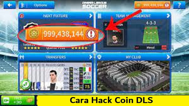  bahwa game Dream League Soccer atau yang biasa disebut DLS  Cara Hack Coin DLS Terbaru
