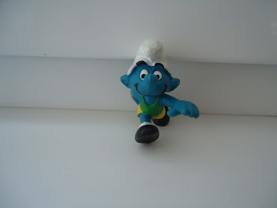 Hurdler Smurf Figure Peyo Schleich 1980