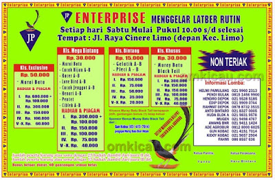 brosur latber JP Enterprise