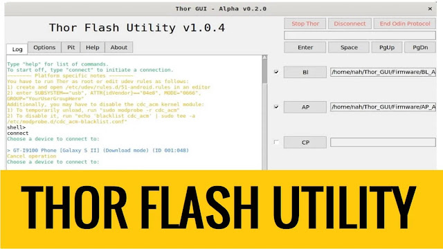 Download Thor Flash Utility GUI for Linux (all versions)