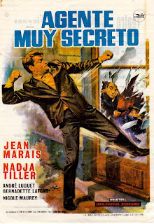 AGENTE MUY SECRETO. Programa de mano: 9 x 13 cms. España. Basado en el diseño de Jean Mascii. Imprenta: Lit. Melguizo, León. De mi colección de programas de cine. AGENTE MUY SECRETO. Pleins feux sur Stanislas. 1965. Francia, Alemania Occidental. Dirección: Jean-Charles Dudrumet. Reparto: Jean Marais, Nadja Tiller, André Luguet, Bernadette Lafont, Rudolf Forster, Nicole Maurey, Marcelle Arnold, Yvonne Clech, Alice Field, Guy Grosso, Michel Modo, Clément Harari, Dorothée Blanck, Jean-Roger Caussimon, Billy Kearns, Bernard La Jarrige, Edward Meeks, Max Montavon, Jacques Morel, Alain Nobis, Pierre Tchernia, Henri Tisot, César Torres, Edmond Tamiz, Rico Lopez.