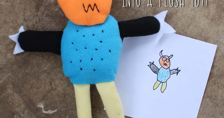 Turn Child's Artwork into a Plush Toy!