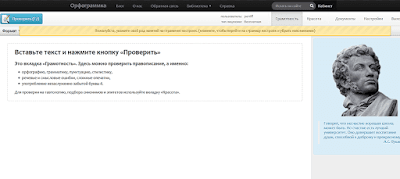 окно проверки в orfogrammka.ru