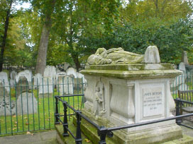 John Bunyan's final resting place