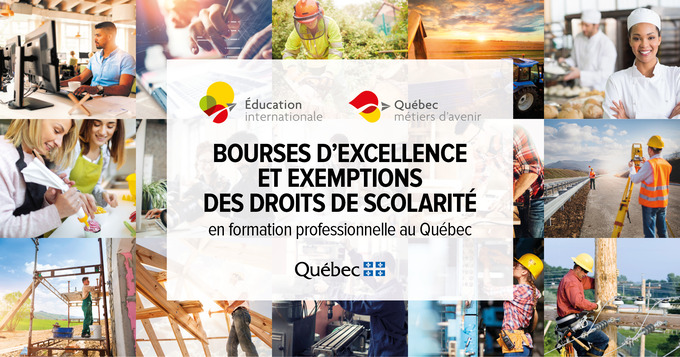 Bourses du Québec Métiers d'avenir pour la Formation Professionnelle au Canada