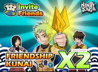 Ninja Saga Info - friendship Kunai 2x