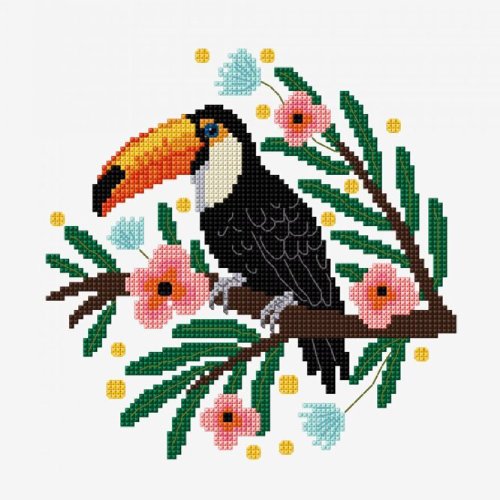 Toucan - Free Cross Stitch Pattern