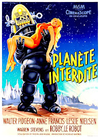 PLANÈTE INTERDITE. Francia. Cartel. Autor: Roger Soubie. PLANETA PROHIBIDO. Forbidden Planet. 1956. Estados Unidos. Dirección: Fred McLeod Wilcox. Reparto: Walter Pidgeon, Anne Francis, Leslie Nielsen, Warren Stevens, Jack Kelly, Richard Anderson, Earl Holliman, George Wallace.