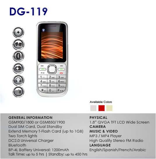 VIBE PHONE DG -119