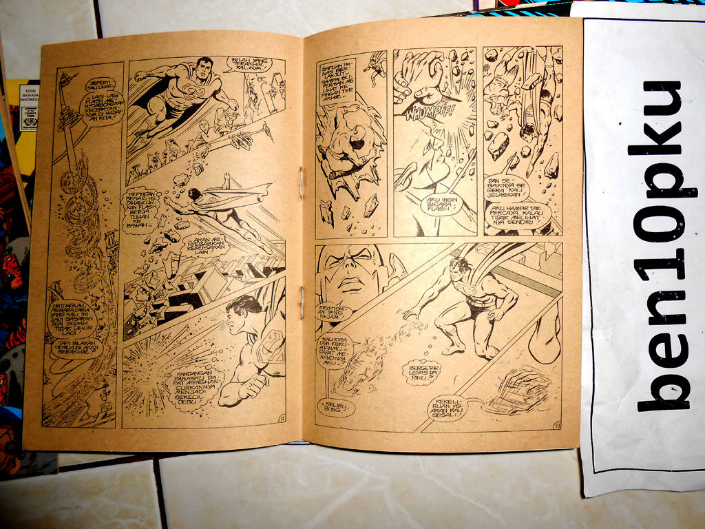 Komik Superman hadiah sabun Lifebuoy