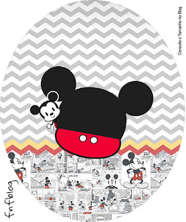 Vintage Mickey: Free Printable Cupcake Wrappers and Toppers.