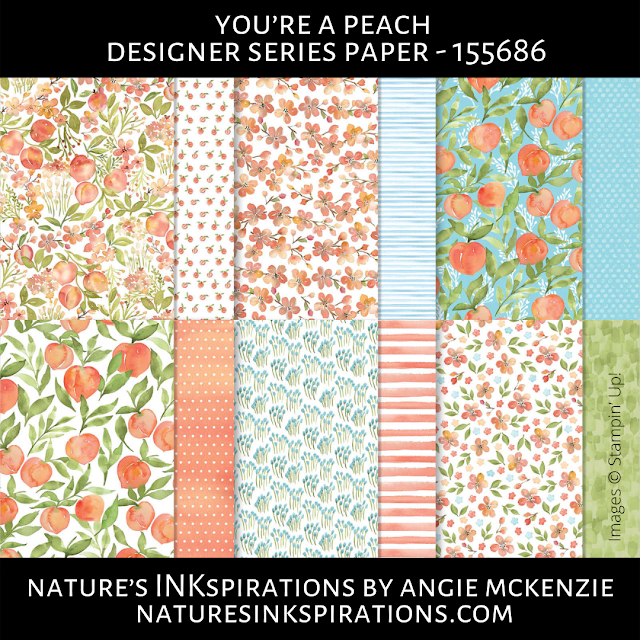 You're a Peach Designer Series Paper | Nature's INKspirations by Angie McKenzie