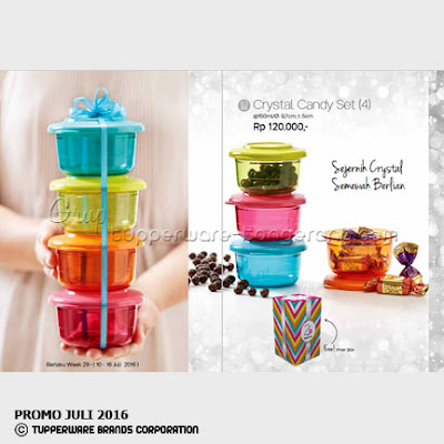 Crystal Candy Set ~ Katalog Tupperware Promo Juni 2016