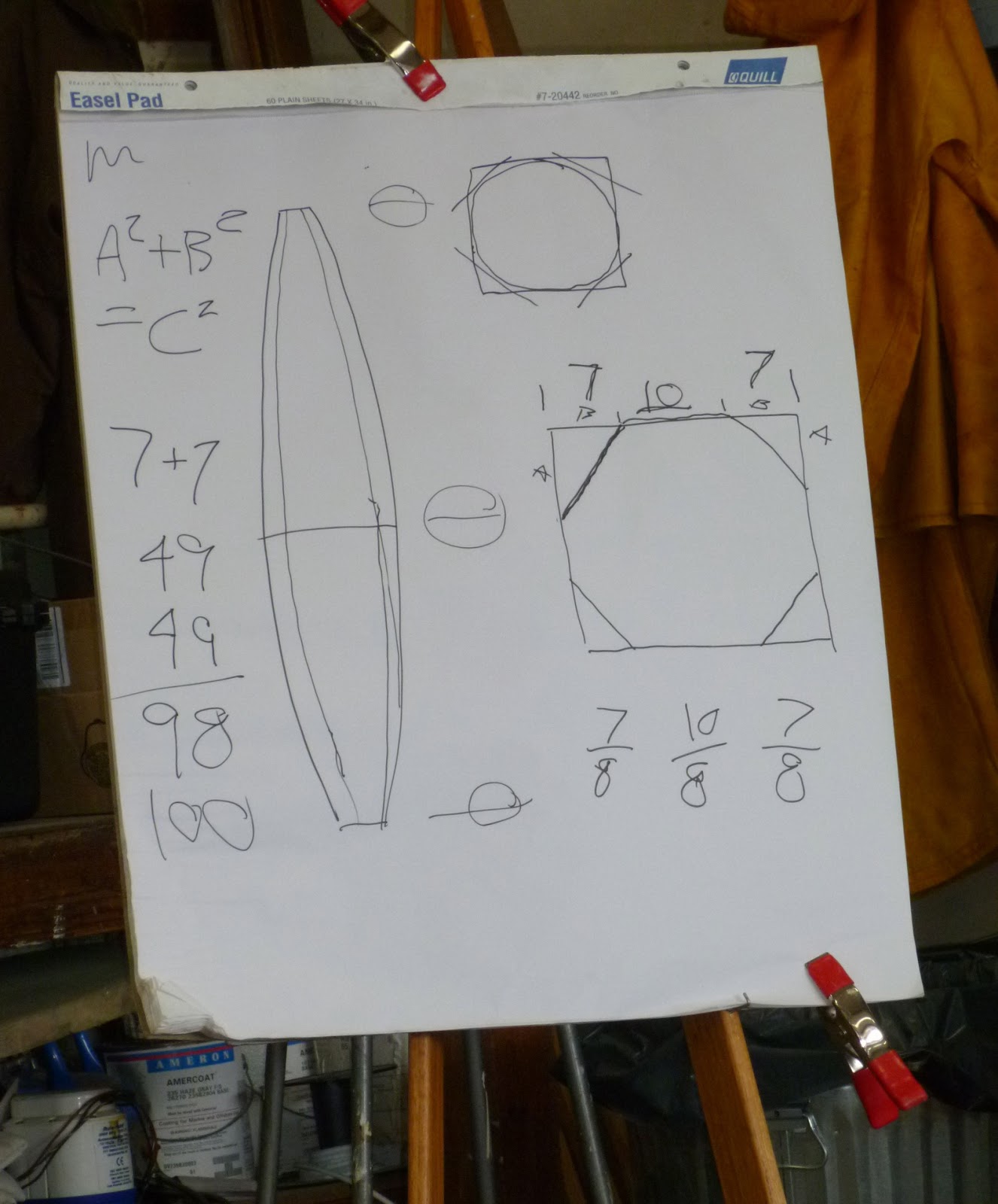 Boat builders' math it not really the same kind of math they taught us ...