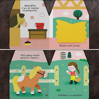 Cache-cache Petit poney, un livre pour les bébés dès 6 mois, à toucher, manipuler.  Editions Nathan
