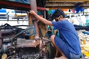 Akibat Cuaca Buruk dan Sulitnya Pasokan BBM Nelayan Pantura Subang Memilih Pulang Kampung