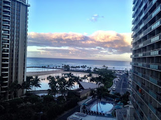 View of Waikiki off our lanai