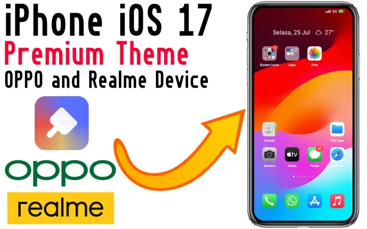 Tema iOS 17 OPPO dan Realme