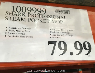 Deal for the Shark Professional Steam Pocket Mop at Costco