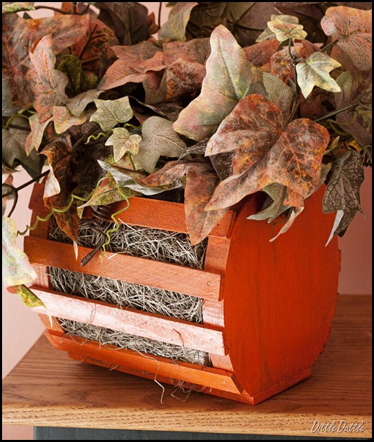 Wooden Pumkin Baskit
