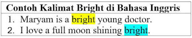 20 Contoh Kalimat Bright di Bahasa Inggris dan Pengertiannya