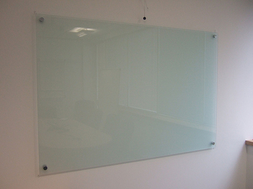 STIKER KACA Glass Board atau Whiteboard Kaca