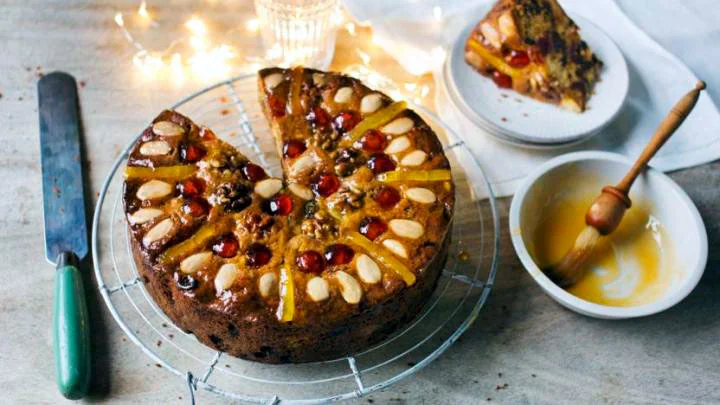 Christmas Genoa cake