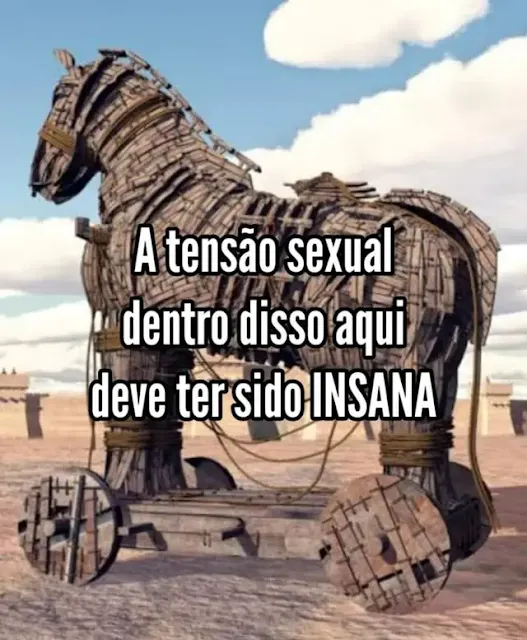 meme a tensão sexual dentro disso aqui deve ter sido insana